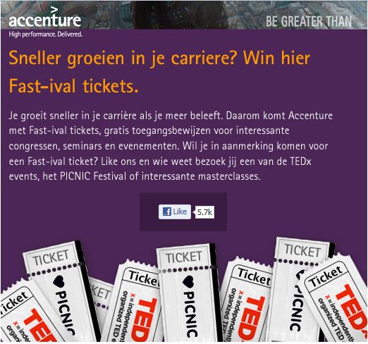 Accenture - Fast-ival Tickets